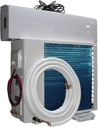 24V DC battery powered Mini Split Air Conditioner Heat Pump 1/2-Ton 6,000 BTU/h - 24V