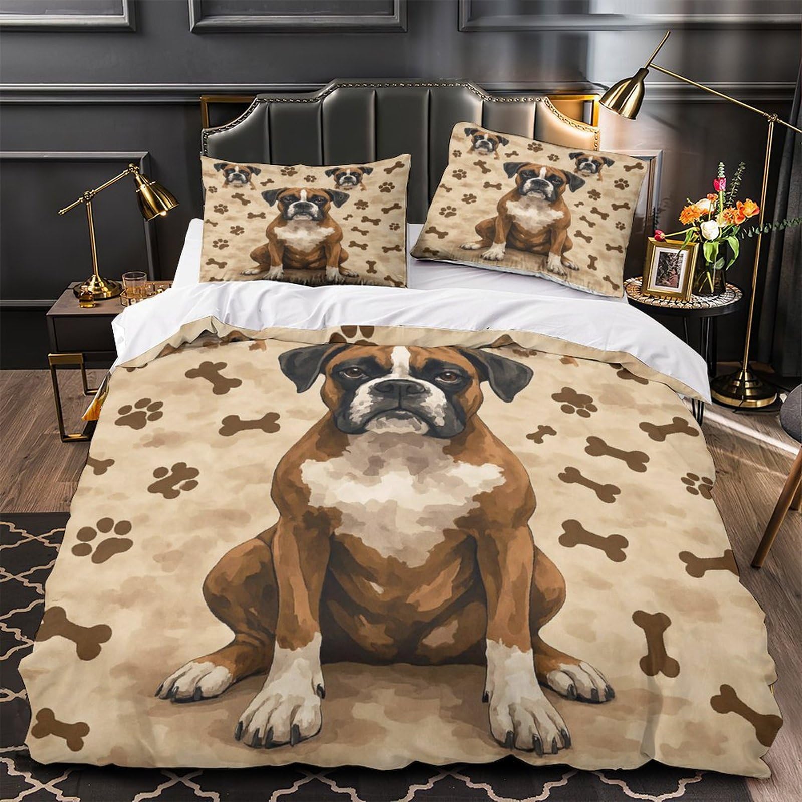 Housse de couette koala hypoallergénique lit double 200x200