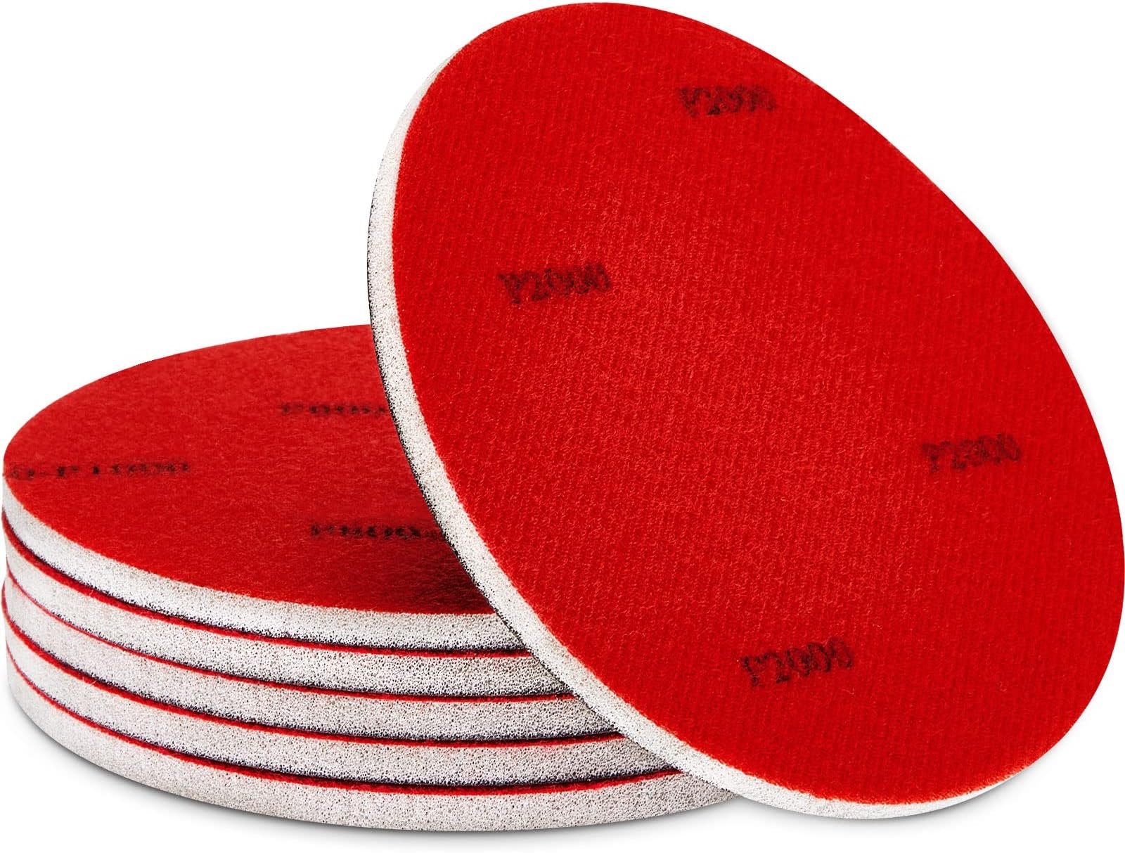 Maitys 6 Pieces Bowling Sanding Pads 1000/ 2000 Grit Bowling Ball Sanding Kit Accessories Resurfacing Polishing Cleaning Kit for Sports Ball Clean Display