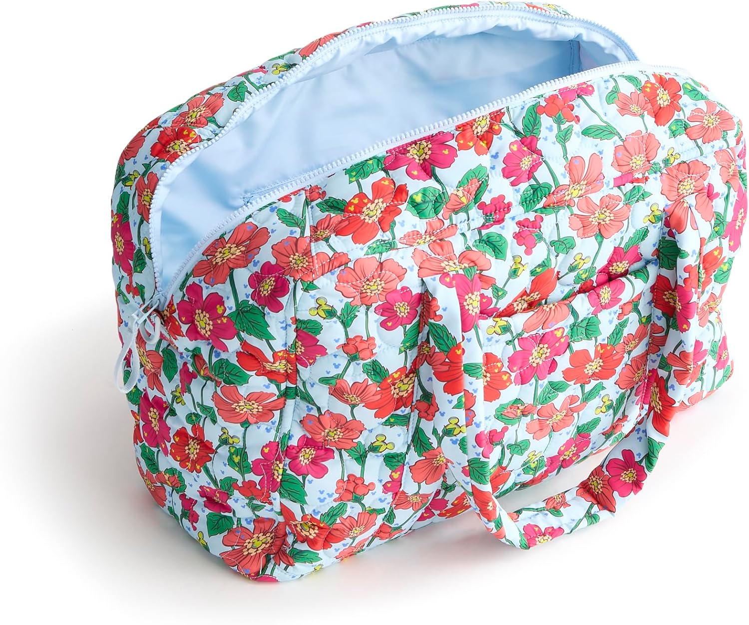 Vera Bradley Women's Disney Featherweight Miramar Weekender Travel Bag, Mickey Meadow, One Size