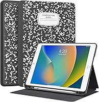 Vista 1 de Supveco Funda para iPad de 9ª/8ª/7ª Generación 10.2 pulgadas (Modelo 2021/2020/2019) con Soporte para Lápiz, Funda Folio Premium con Soporte
