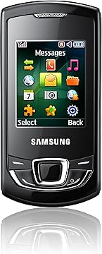 Samsung E2550 Monte Slide Mobile Phone Dual band 2 0 inch Colour TFT 1 3MP Camera MMS BT FM Radio Black 