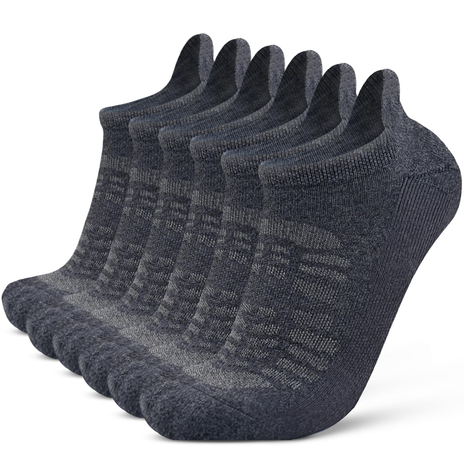 Busy Socks Compression Ankle Merino Wool Blend Running Thick Cushion Socks