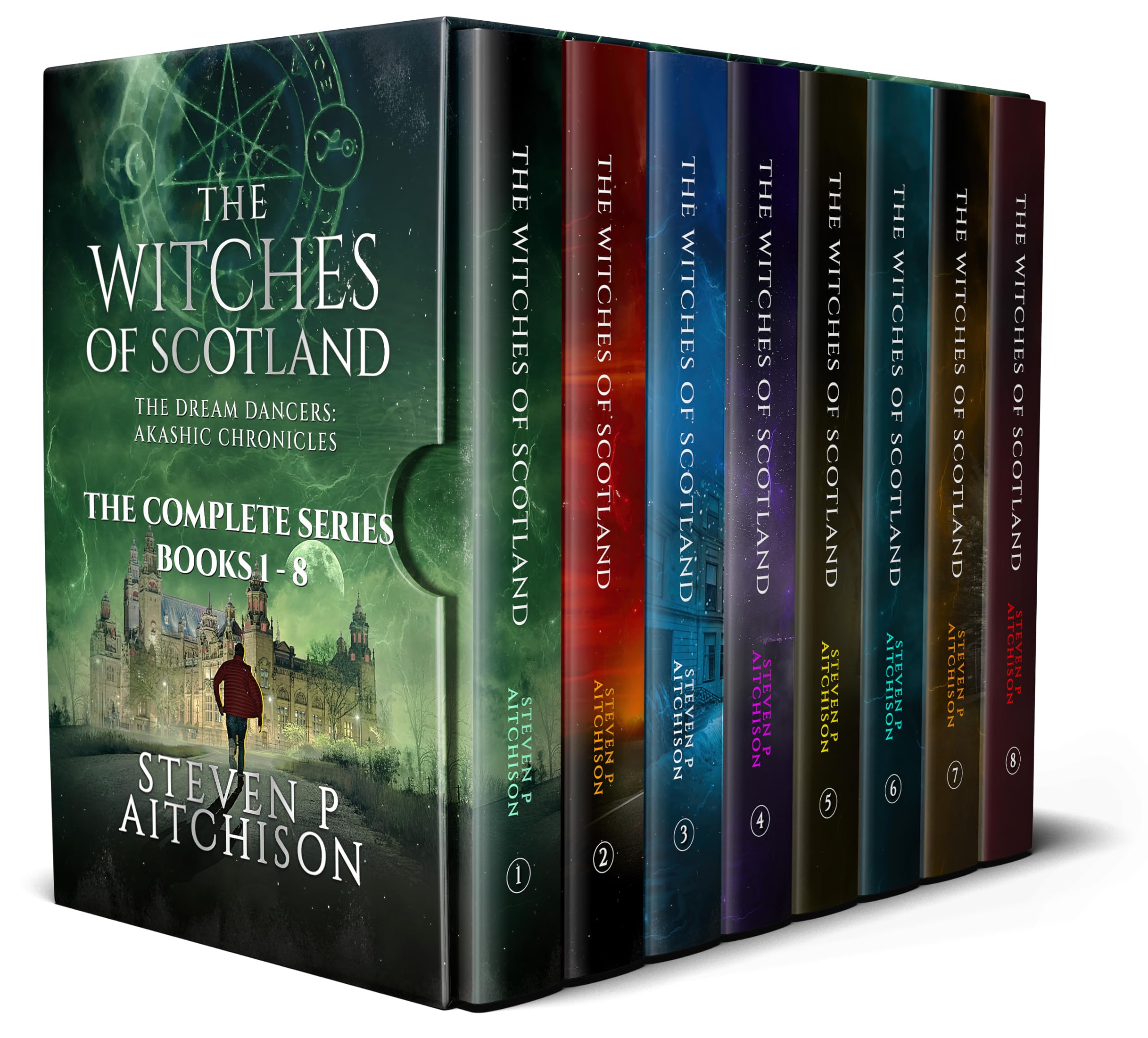 The Witches of Scotland: Series 1 Complete 8 Book Bundle of The Akashic Chronicles An Urban Fantasy Series (The Witches of Scotland - An Urban Fantasy of Magick and Mystery in Modern Scotland)