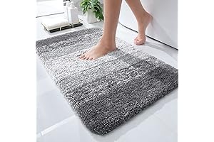 OLANLY Luxury Bathroom Rug, 24x16 Inch RV Bath Mat Extra Soft and...