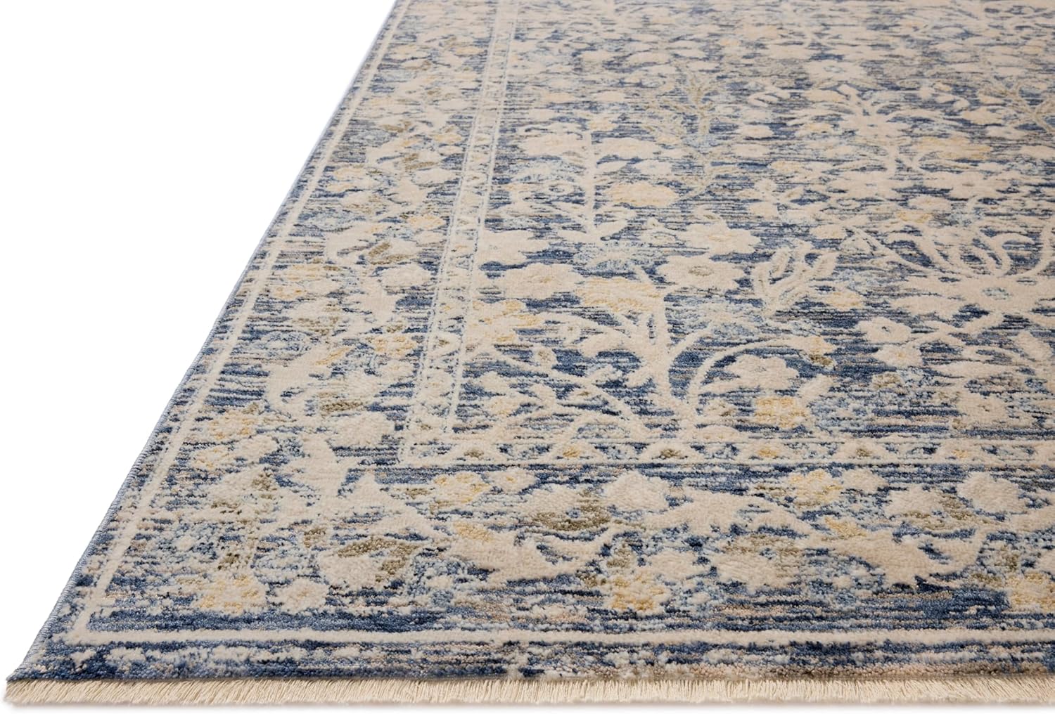 Loloi Clarisse Collection CLS-05 Blue/Beige 2'-6" x 7'-6" Runner Rug