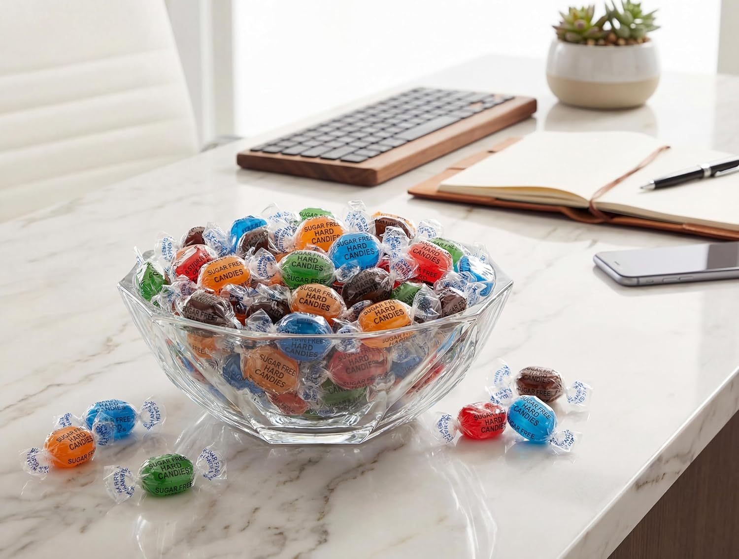 Sr Assorted Fruit Hard Candy Buttons - 1 lb of Fresh Delicious