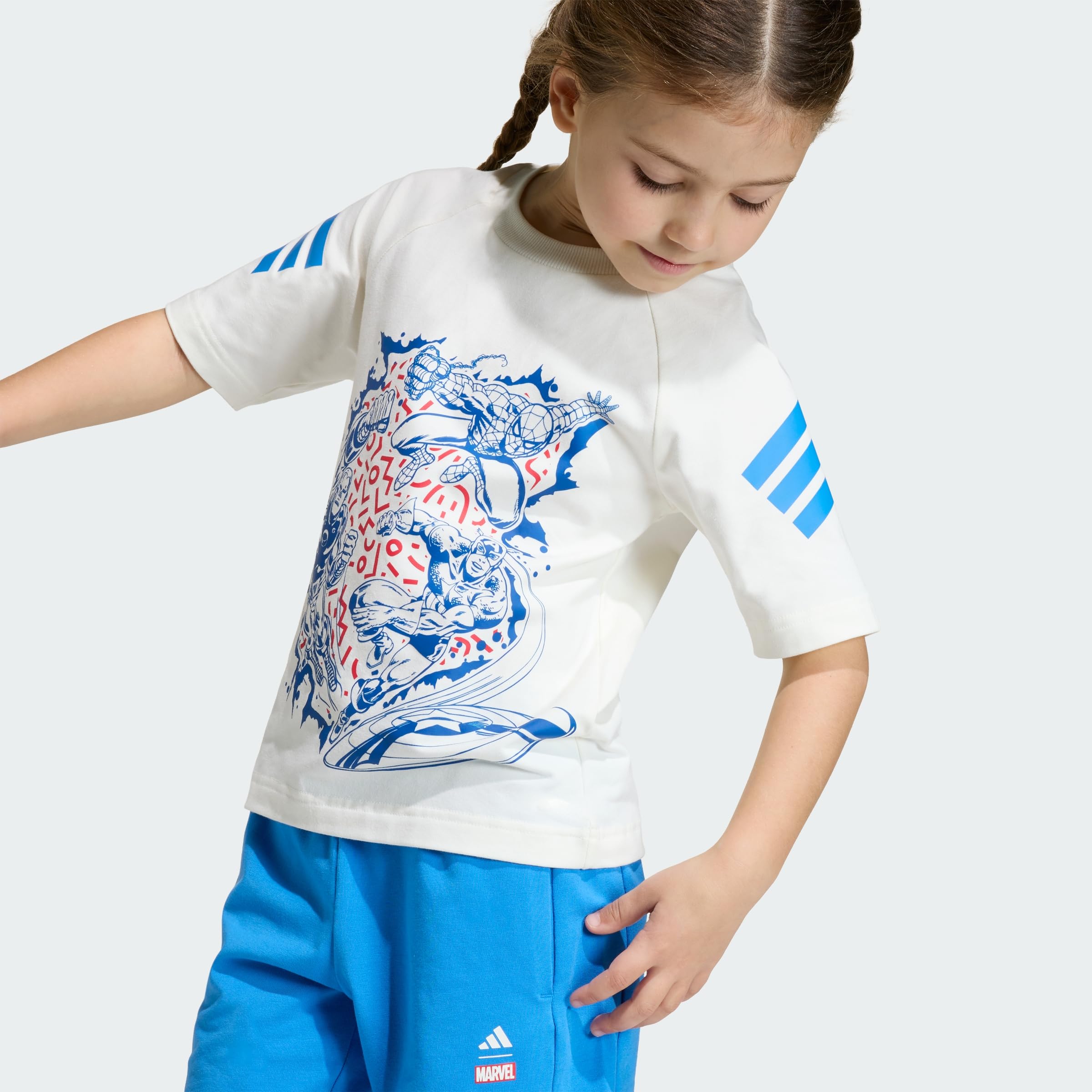 adidas Unisex Kids MARVEL AVENGERS T-SHIRT SET