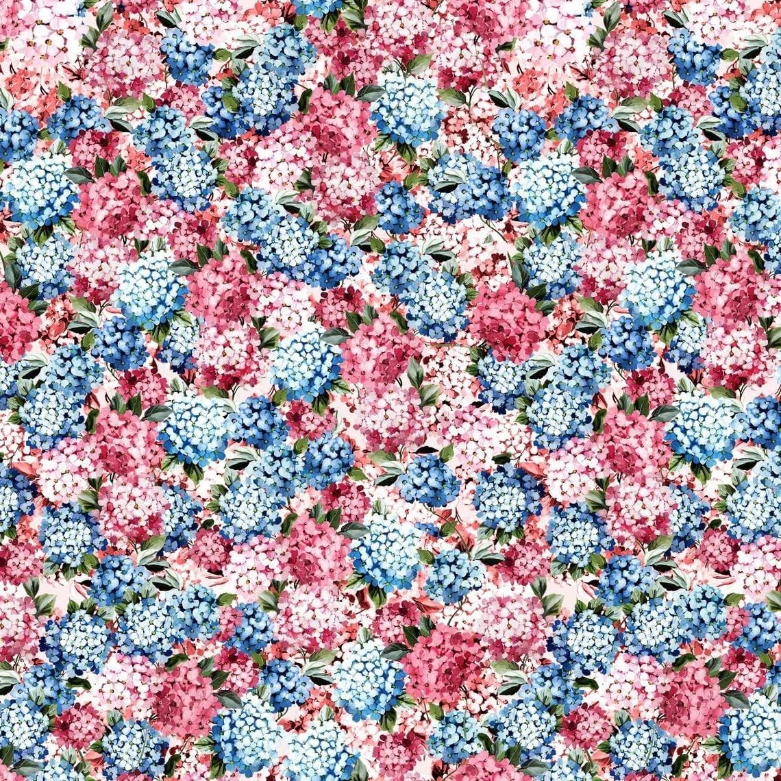 Texco Inc 100% Combed Cotton Printed Fabric by The Yard  Soft & Breathable | Perfect for Quilts, Clothing, Accessories, Blankets, Home Decor, Crafts & DIY, Piink Red Blue Green White 10 Yards