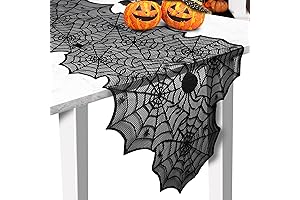 Halloween Table Runner - Enchanting Dark Décor for Eerie Festivities