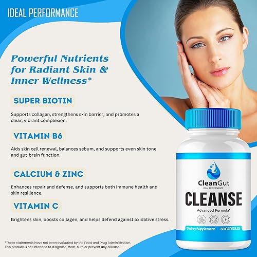 Miniatura 5 de Cápsulas Clean Gut, píldoras oficiales de CleanGut para mujeres, fórmula natural de máxima fuerza para apoyar la salud intestinal y el bienestar