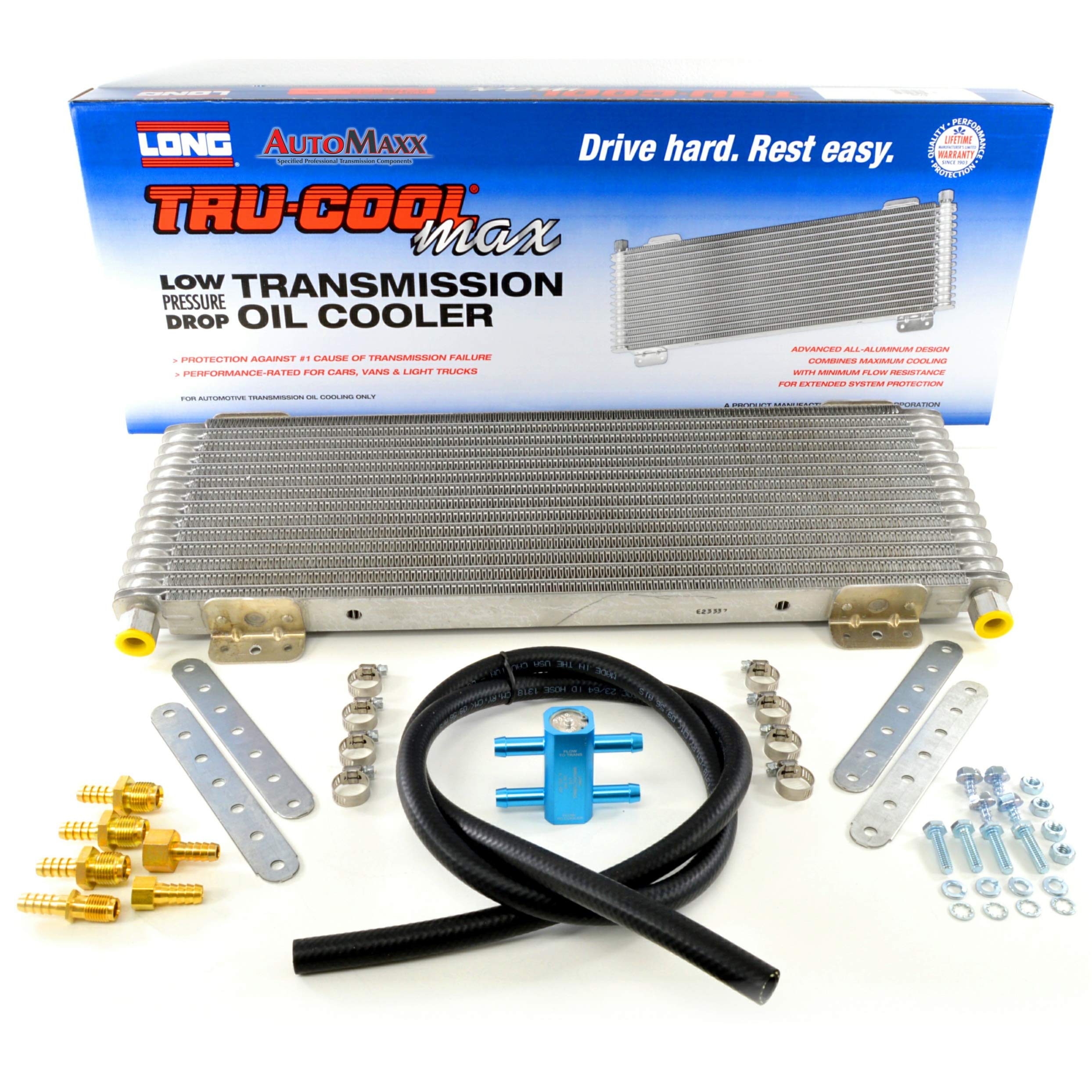 TruCool Max LPD4739 4739 40,000 GVW Low Pressure Drop Transmission Oil Cooler with Thermal