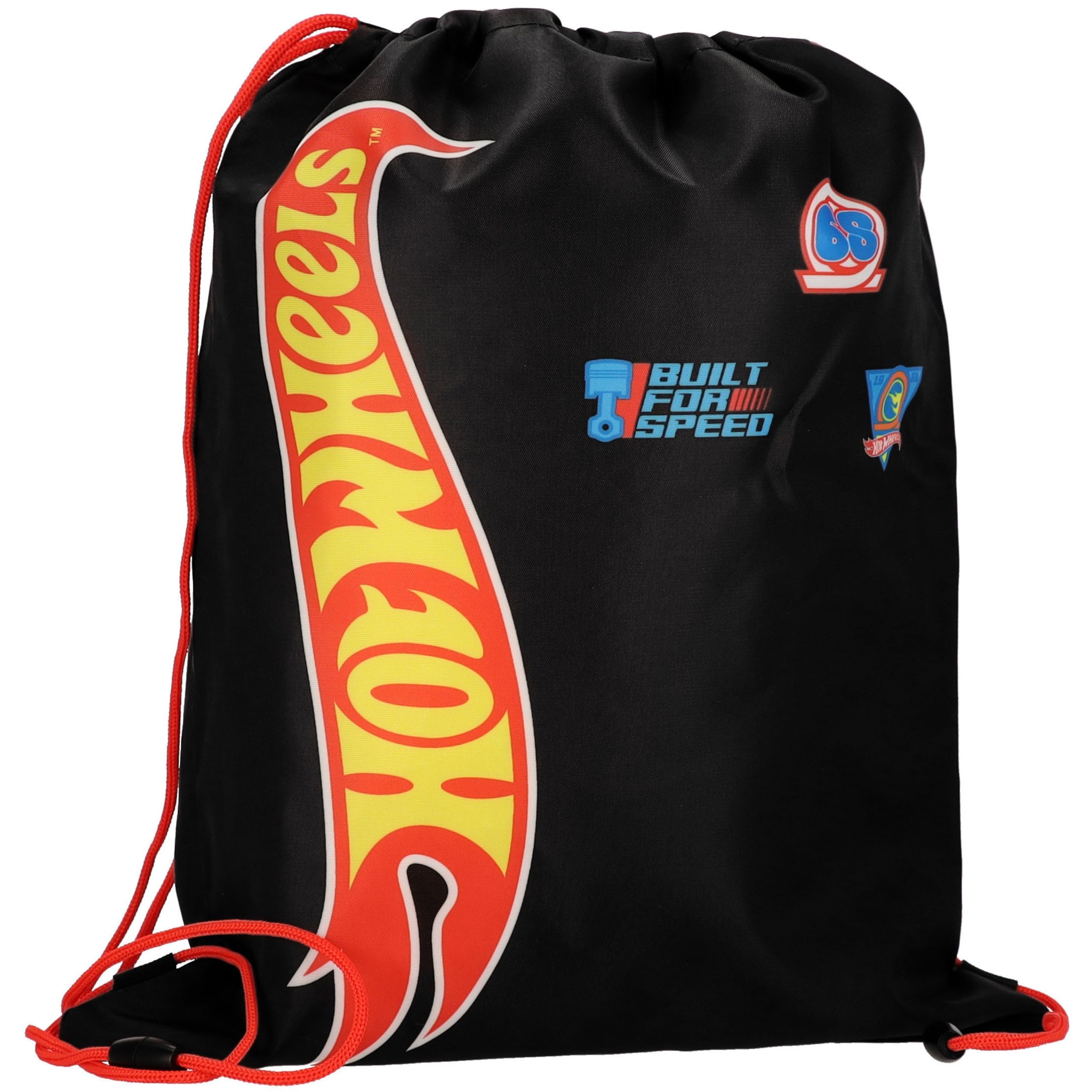 Chłopięcy worek na buty na WF, worek szkolny na ramię dla dzieci WORKOPLECAK (Hot Wheels, 39x33 cm)