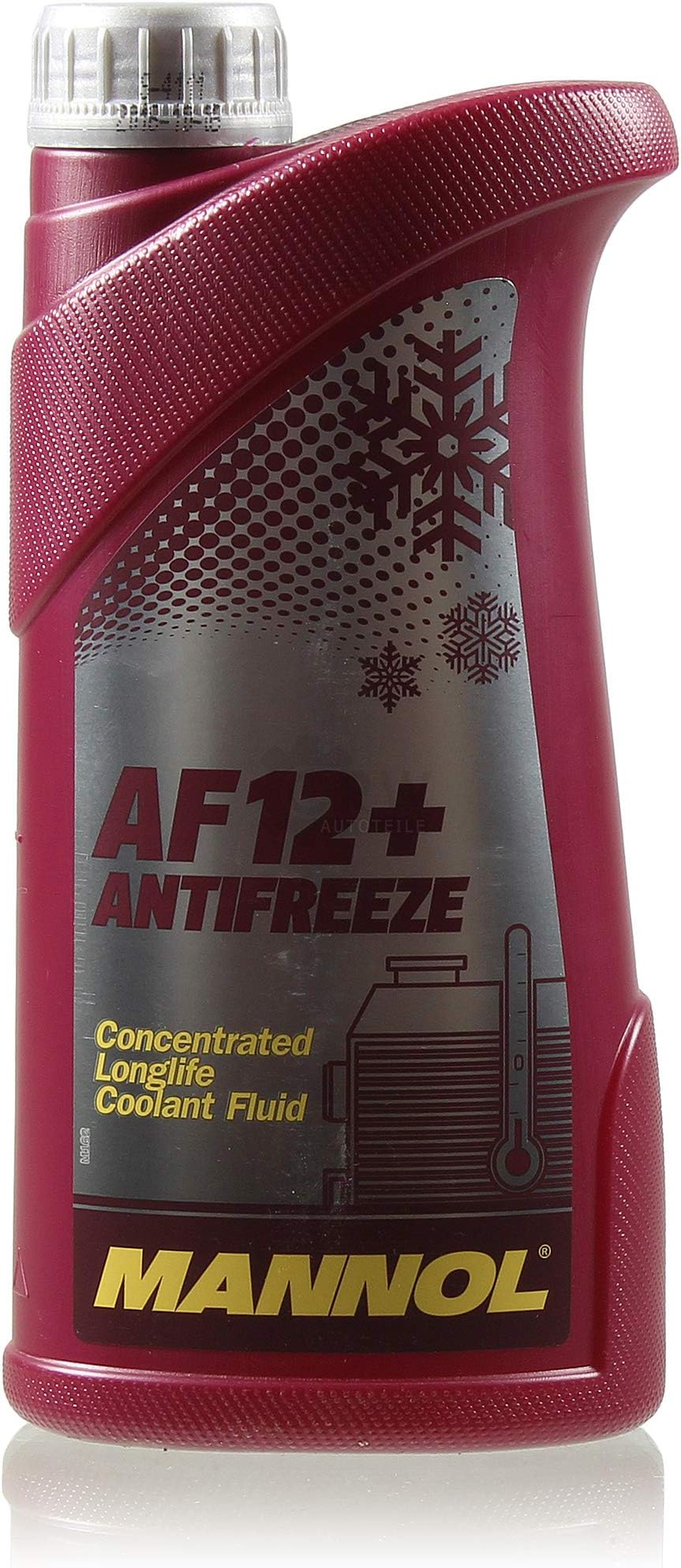 MANNOL 1 Litre Antifreeze AF 12+ Longlife 4112 SAE J1034 Carboxylated Concentrated Solution