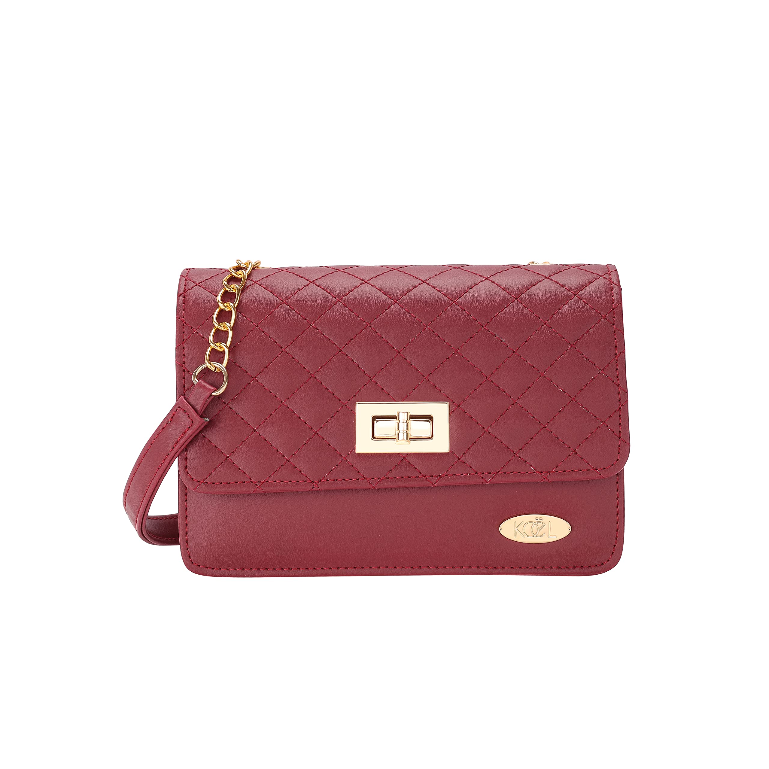 Koel By Lavie Womens Mila Sling Bag (Maroon) (B0B3XGH9QQ) Amazon Price History, Amazon Price Tracker