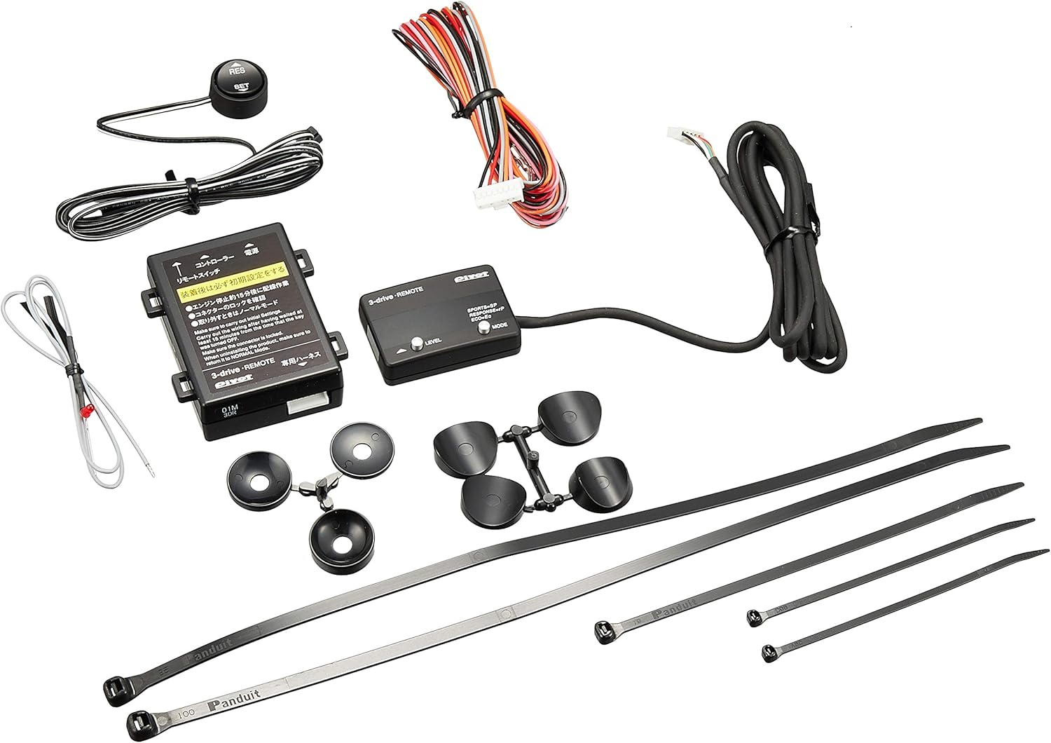 pivot スロットルコントローラー 3-drive REMOTE ブラック系 自動車