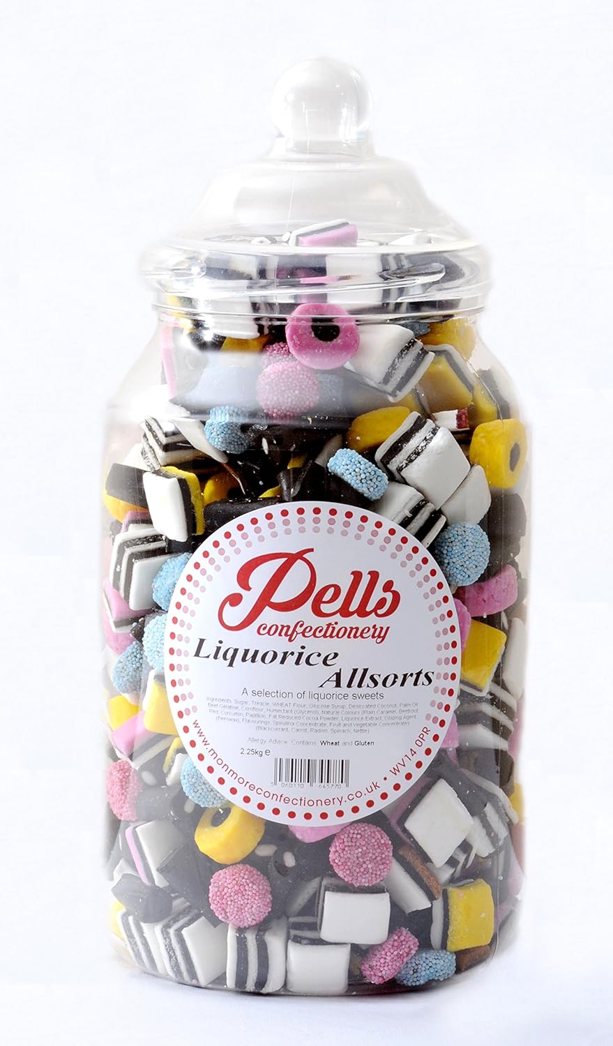 LIQUORICE ALLSORTS JAR (PELLS) 2.25kg Amazon.co.uk Grocery