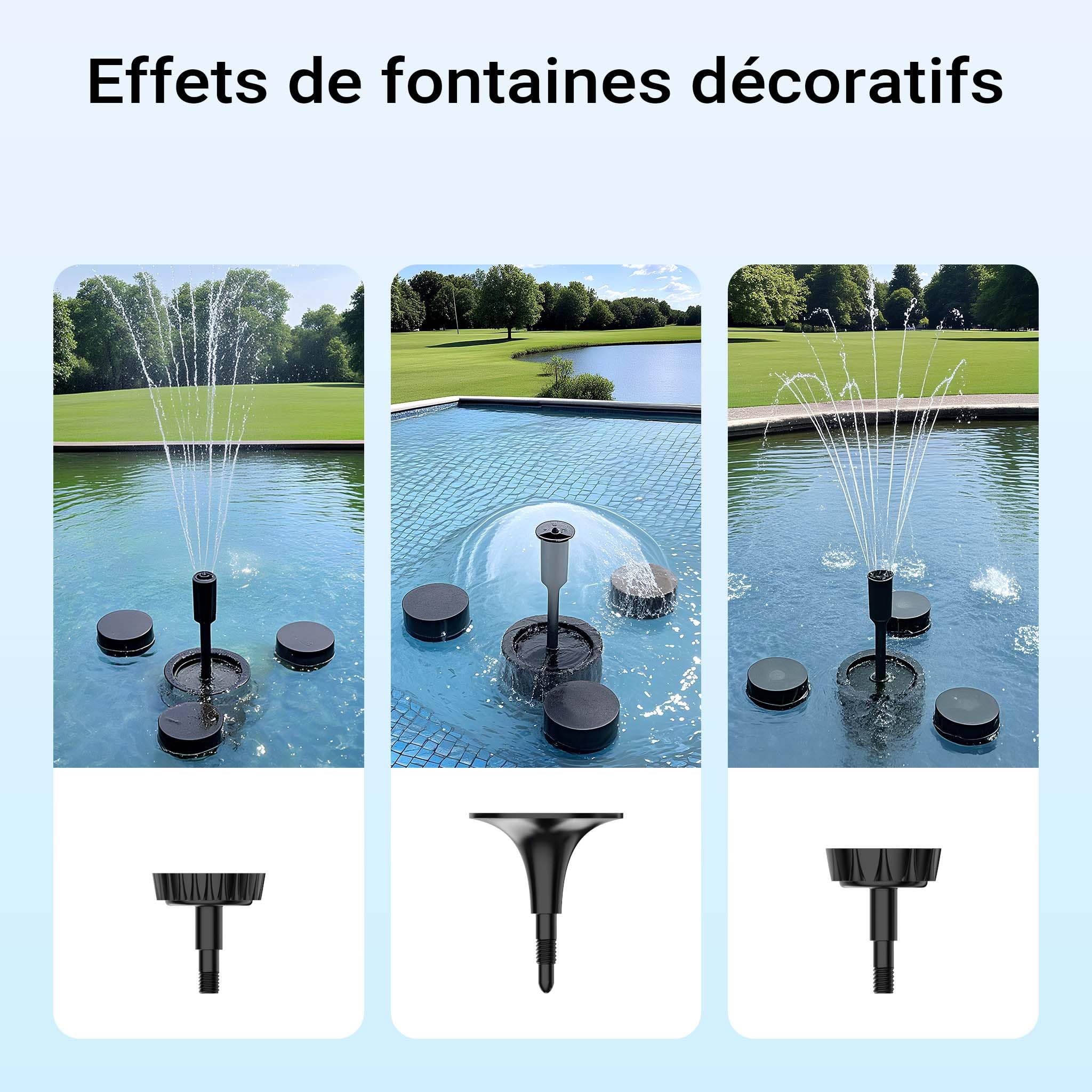 SunSun CSP-250 Écumeur Skimmer Flottant de Bassin 2500 l/h 45 W Jusqu’à 40 m²