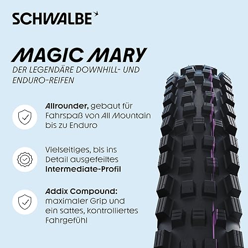 Miniatura 2 de Schwalbe Unisex  Neumático Magic Mary HS447 DH para adultos