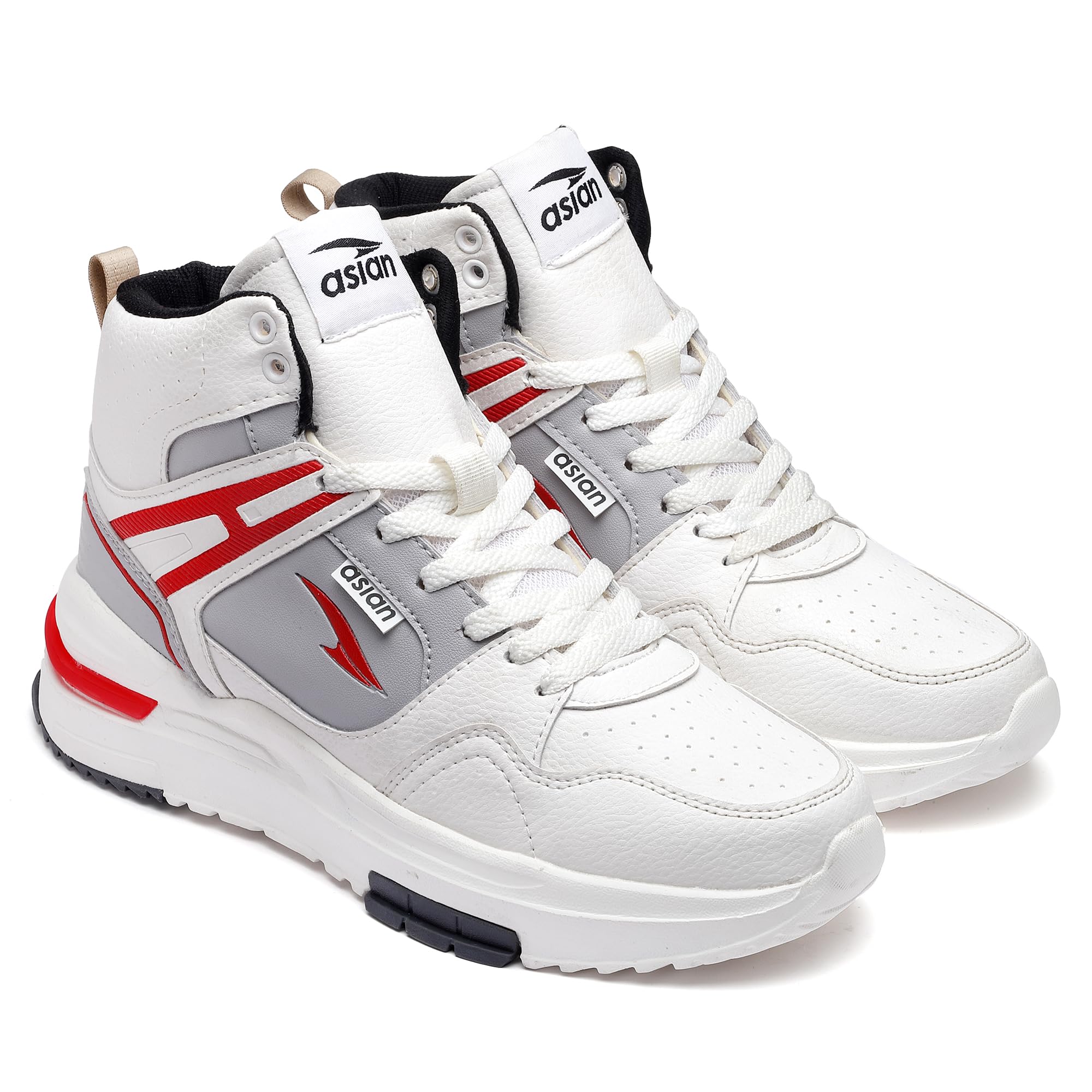 ASIAN Mens Casual Sneaker, Basketball & Hi-Neck Shoes with Synthetic Upper Lightweight & Phylon Outsole with Memory Foam Insole Lace-Up Shoes for Mens Basket-05 (B0D14BB4VK) Amazon Price History, Amazon Price Tracker