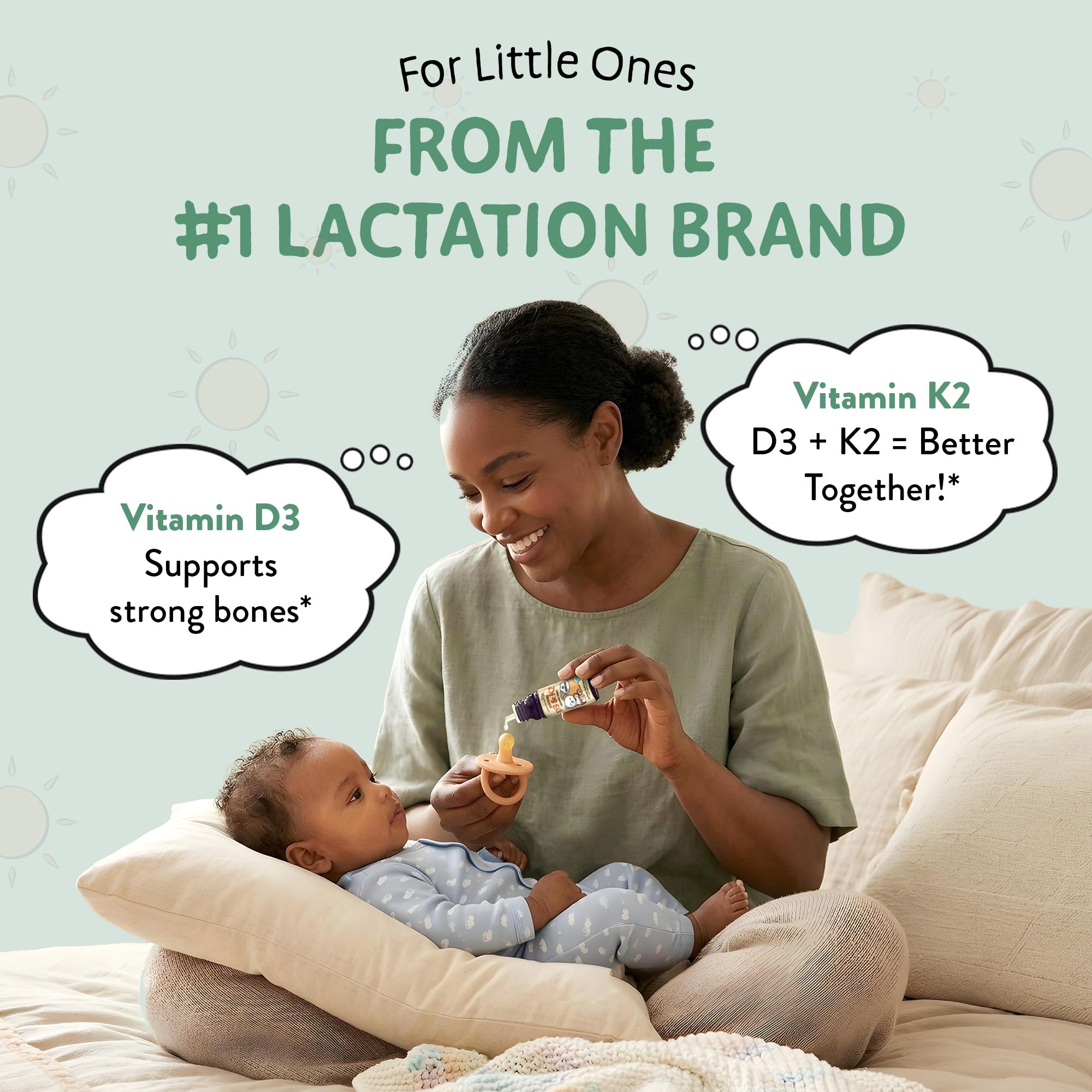Legendairy Milk Organic Baby Vitamin D3 K2 Liquid Drops 400 IU 90 Servings — Amazon image 4