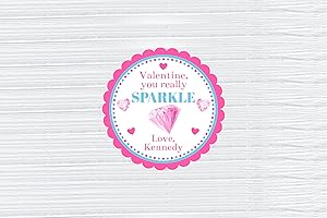 Valentine You Really Sparkle, Valentine's Day Tag