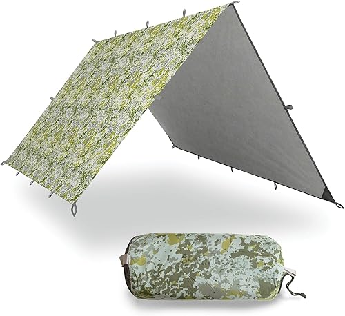 Miniatura 7 de AquaQuest Lona Safari – Ligera impermeable (0.197 in) con costuras selladas Ripstop para mochileros, senderismo y camping en hamacas Olive