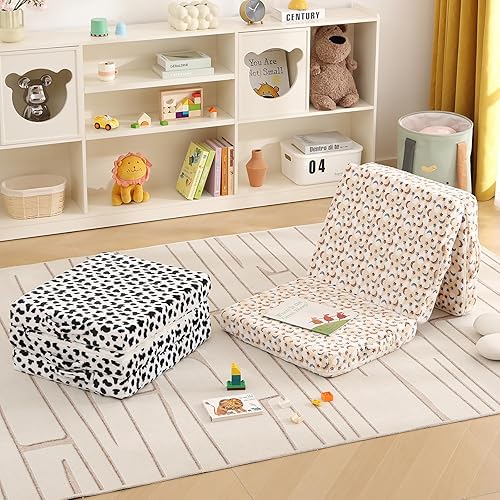 Miniatura 6 de Colchón plegable para niños, lavable para niños, tapete triple plegable para siesta para dormir, guardería, sofá cama con bolsa de almacenamiento
