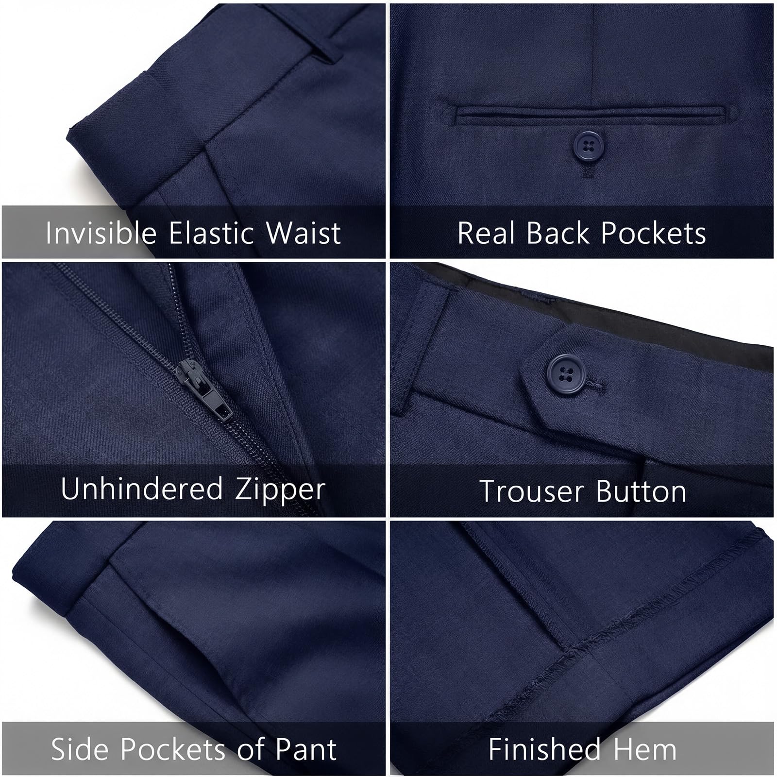 Costume Homme 2 Pièces Slim Fit Revers Cranté Un Bouton Mariage Smoking Formel Business Couleur Unie Confort Elégant