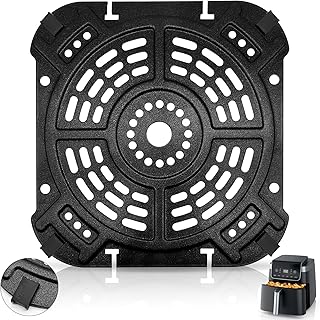 Air fryer Accessories for Ninja AF181 Air Fryer Pro XL 6-in-1 6.5 QT, 8.5''× 8.0'' Air Fryer Grill Pan Grill Plate Tray Rack, Dishwasher Safe