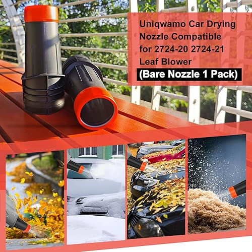 Miniatura 5 de Boquilla sopladora de hojas compatible con soplador de hojas Milwaukee, boquilla de secado de automóvil compatible con 2724-20 y 2724-21, boquilla