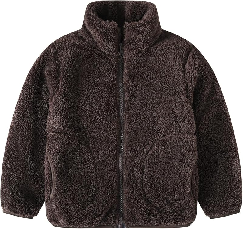 Baby Boy Fleece campera Niña Winer Ropa Abrigo Niño Pequeño Niños Ropa Suéter Oso Oreja Suéter Ropa Otoño