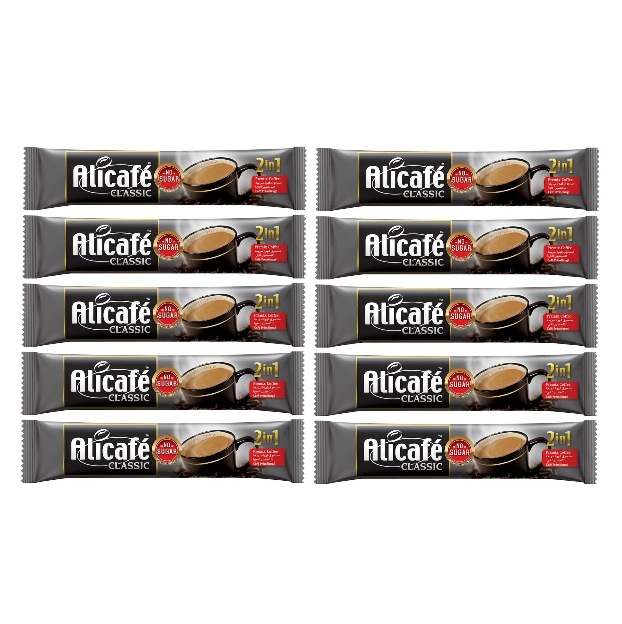 Alicafe Classic 2 in 1 No Sugar Added (10 Sachets x 12g) | Imported Instant Coffee-picture-12