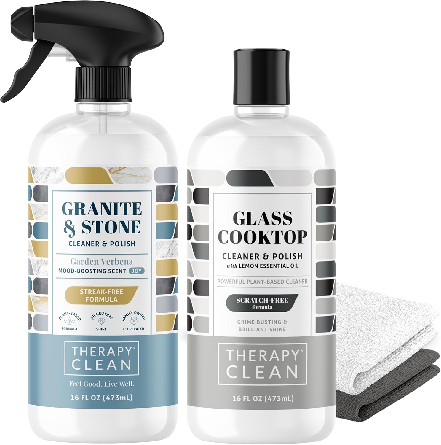 Therapy Granite & Cooktop Cleaner Bundle