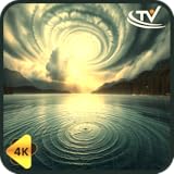 ハリケーン遠方の嵐-大雨と低い雷雲