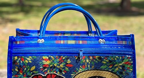 Miniatura 2 de Bolsa Mexicana - Paquete de 2 bolsas de mano - Bolsa Mercado de moda - Bolsa de comestibles reutilizable - Bolsa de Mercado - Bolsa de mercado de