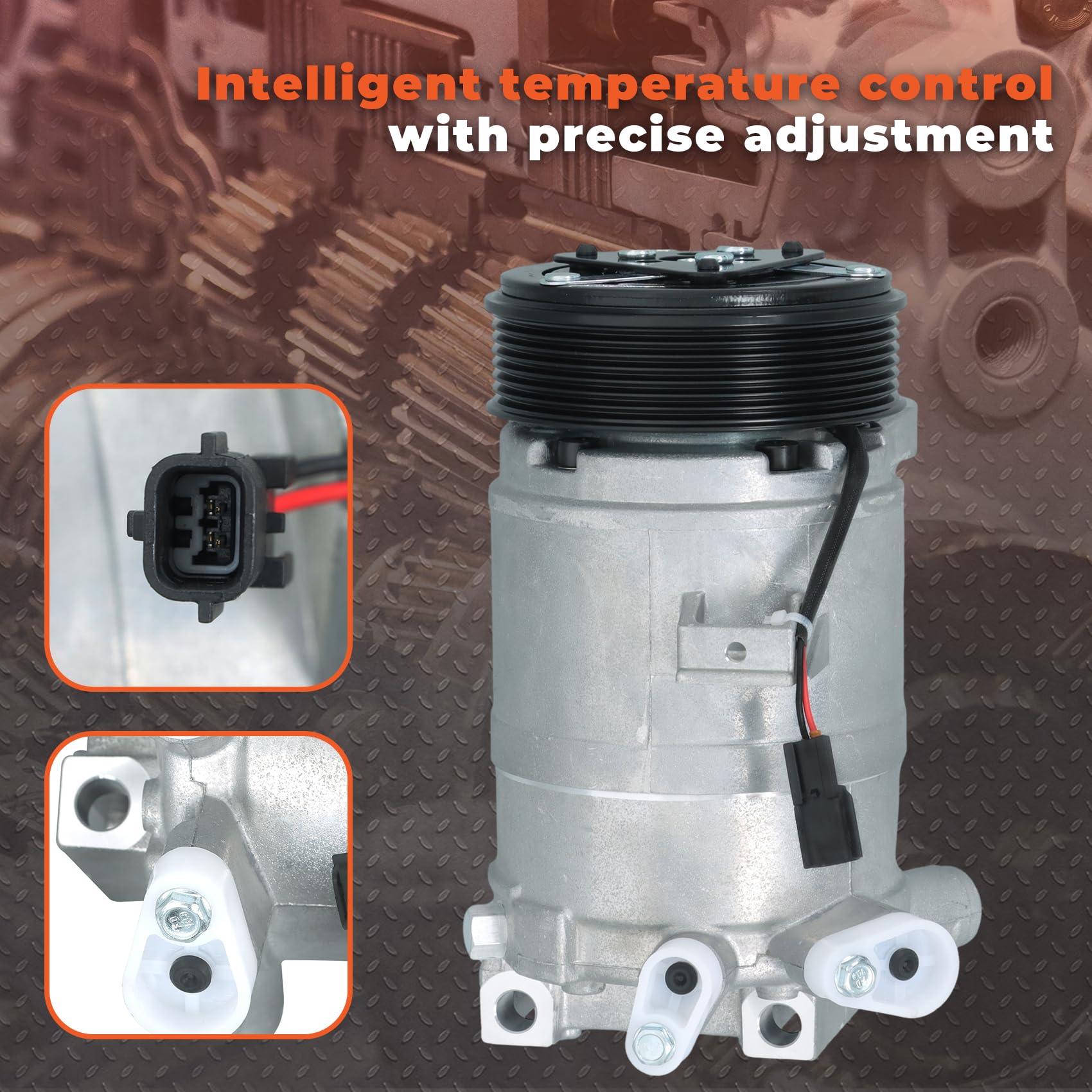 Amazon.com: labwork AC Compressor A/C Clutch CO 11319C Silver