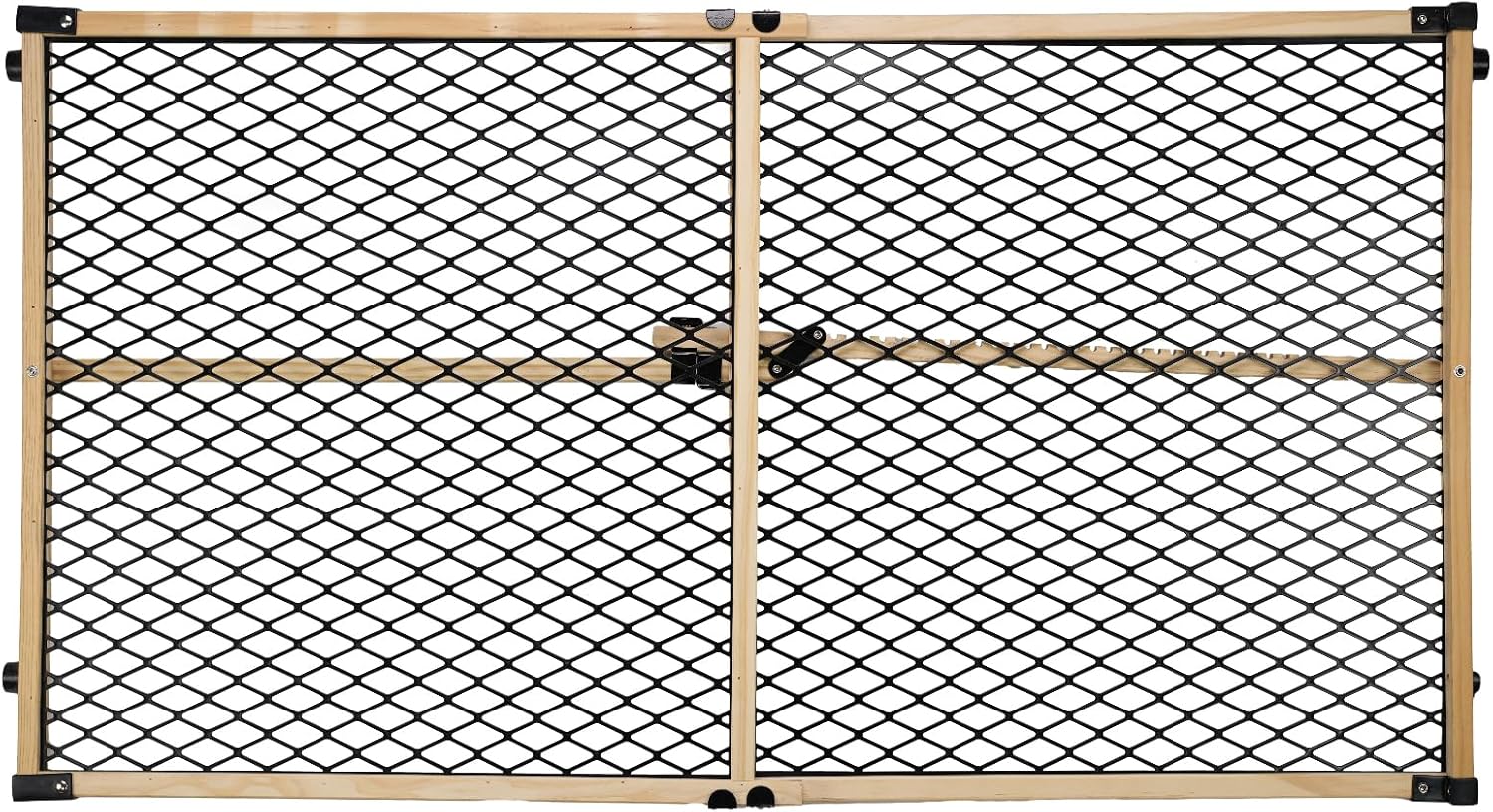 KBYTDREAM Wood Position & Lock Baby Gate PressureMounted