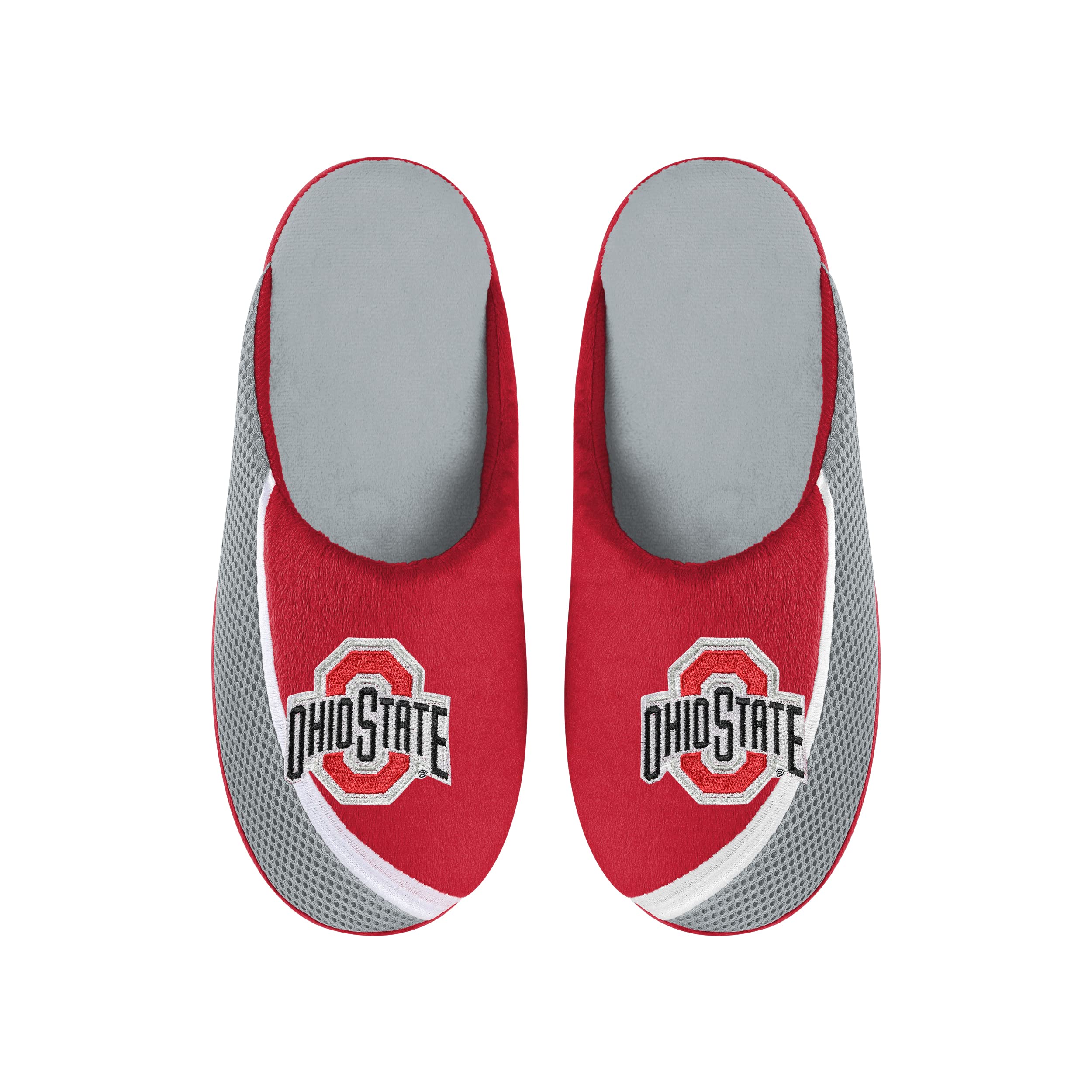 FOCO Men's NCAA 2022 Big Logo Color Edge Slipper