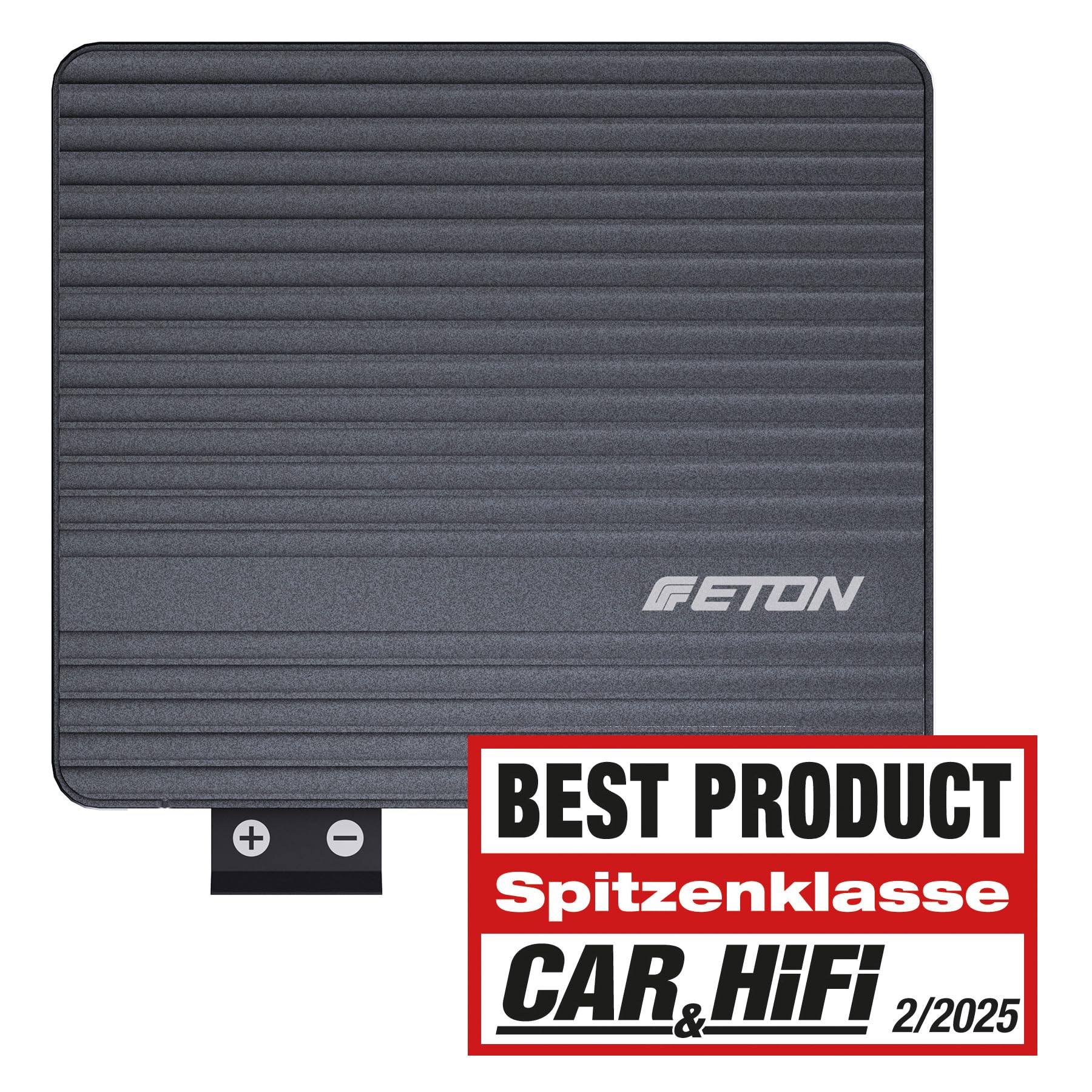 ETON MA 2 – kompakter 2 Kanal Verstärker, leistungsstarke digitale Mini Endstufe für Autos und Reisemobile, Class D Amp mit 2 x 190 W
