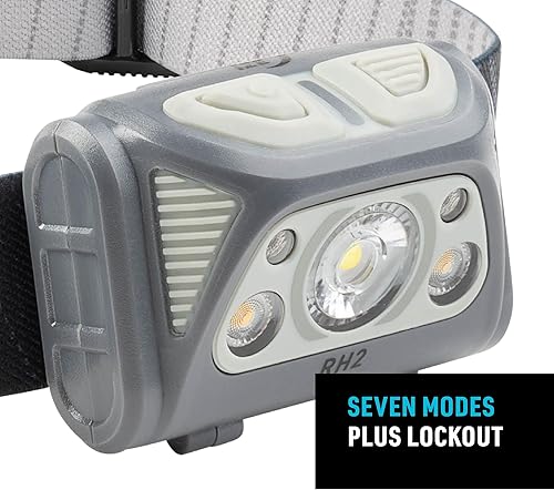 Miniatura 3 de Nite Ize Radiant RH2 PowerSwitch - Linterna frontal recargable - Alternativa de linterna manos libres - Linterna frontal para equipo de mochila,