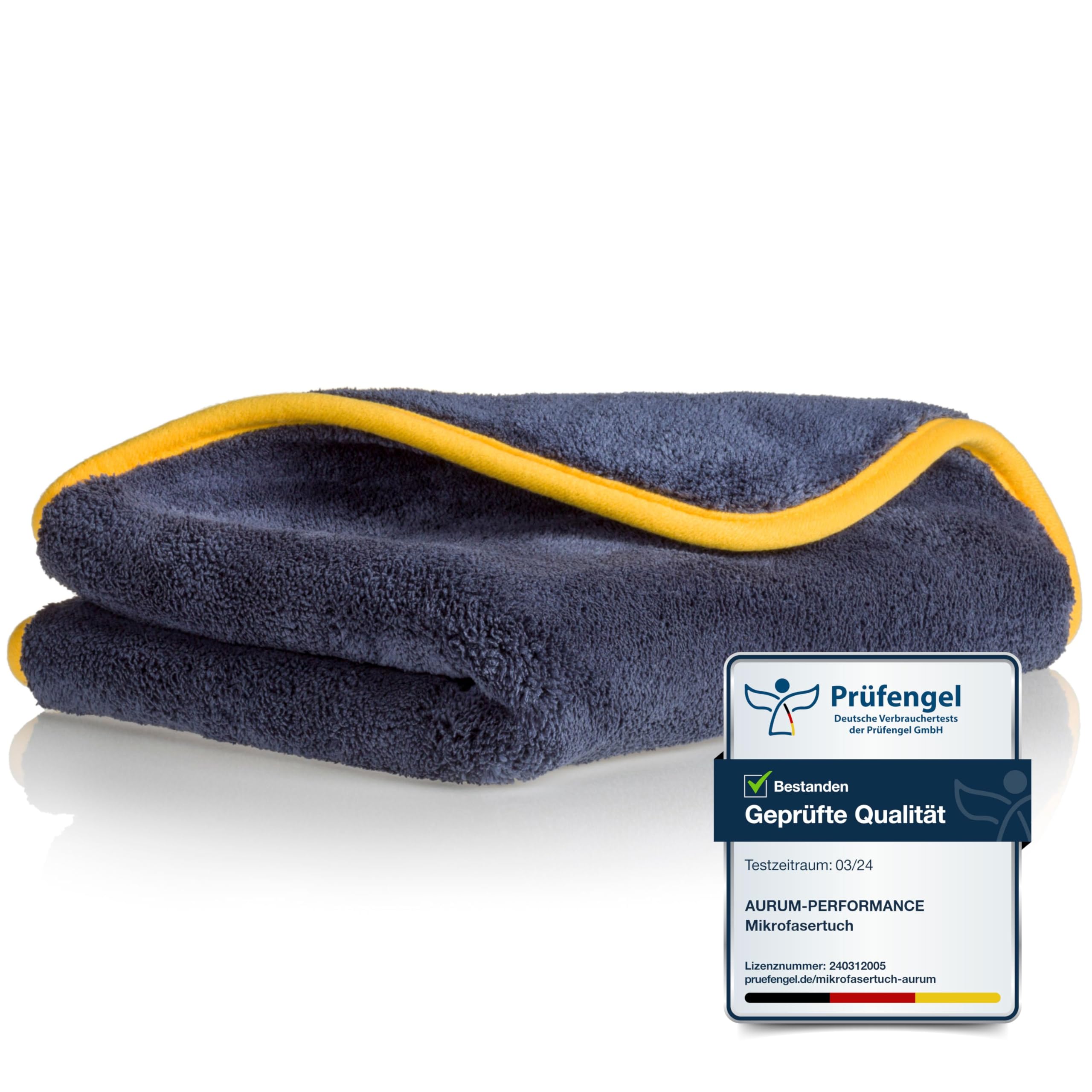 Aurum-Performance Microfasertücher zur professionellen Autopflege Dank 1200GSM und 50x40cm - Perfektes Microfasertuch als Trockentuch und Poliertuch mit hoher Saugkraft und Aufnahmekapazität