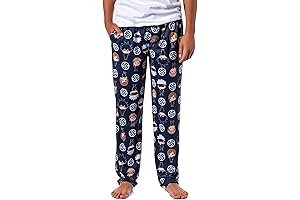 Jujutsu Kaisen Men's Chibi Sorcerers School Logo Allover Print Lounge Pajama Pants