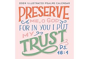 Psalms Inspirational Wall Calendar 2024: Elevate Your Spiritual Journey