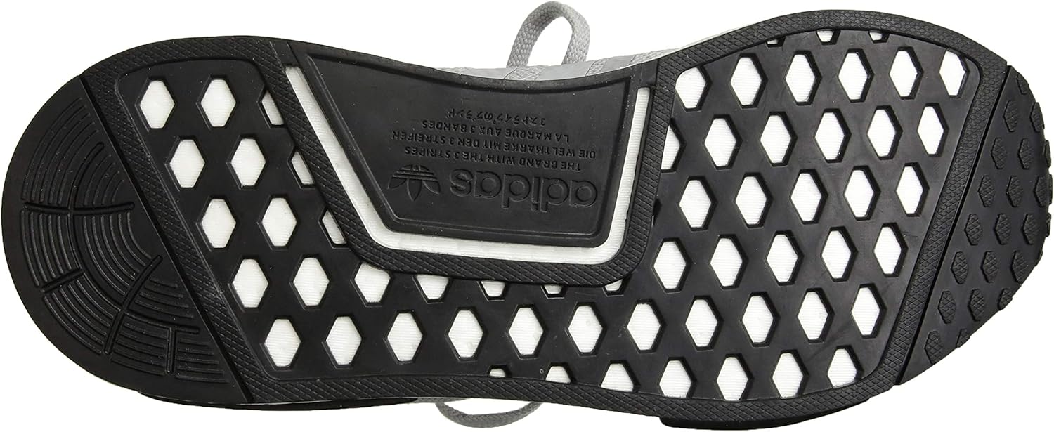 adidas Originals mens Nmd_r1 fashion sneakers, Grey/Grey/Black, 8 US