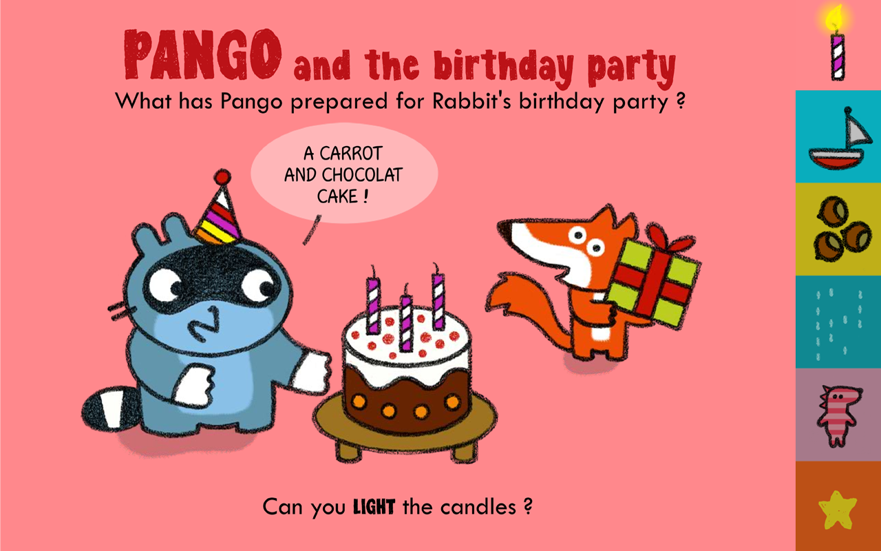 Pango and friends Interactive book for for