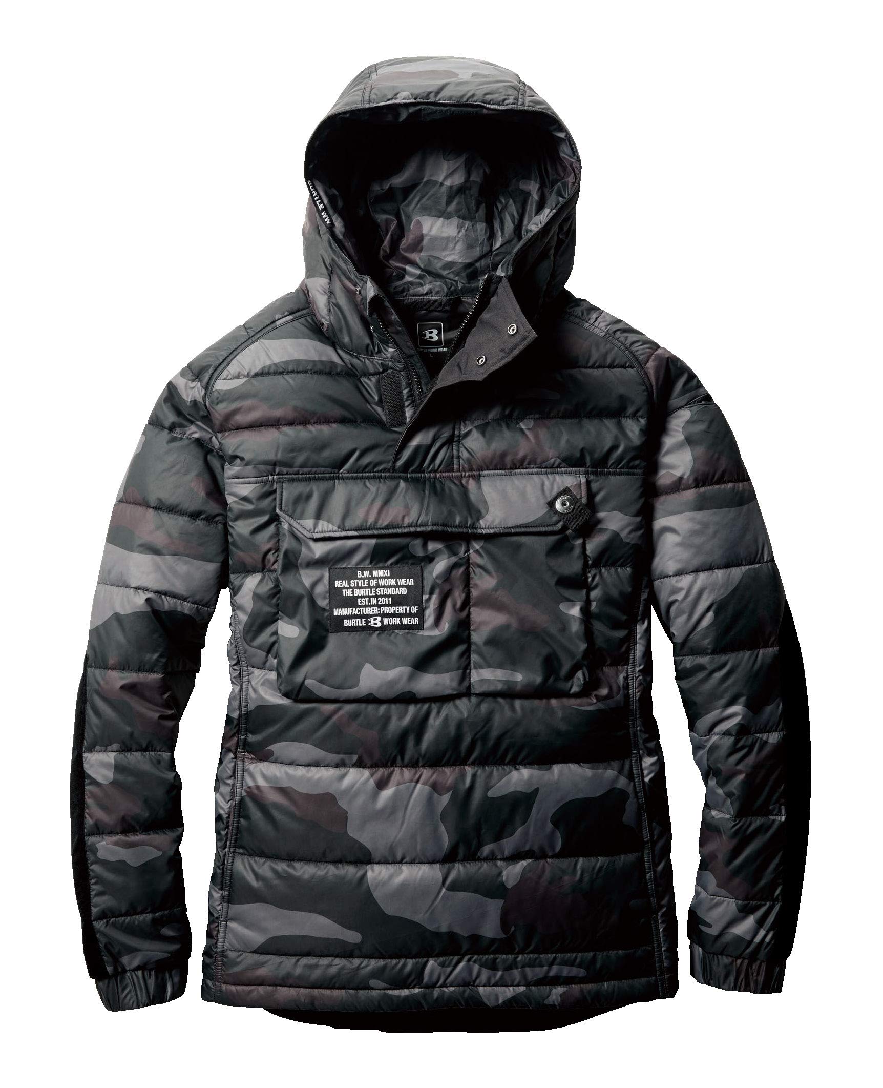 たくと　バートル Amazon.co.jp: BURTLE バートル 防寒アノラックパーカー カモフラ