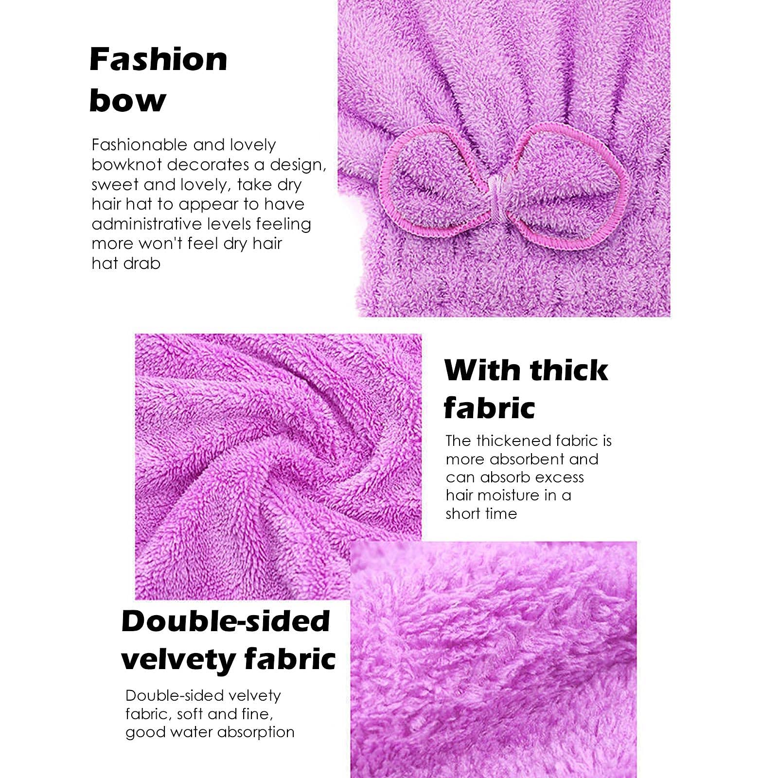 Lot De 6 Serviettes De Bain Pour Femme - Super Absorbant L'eau