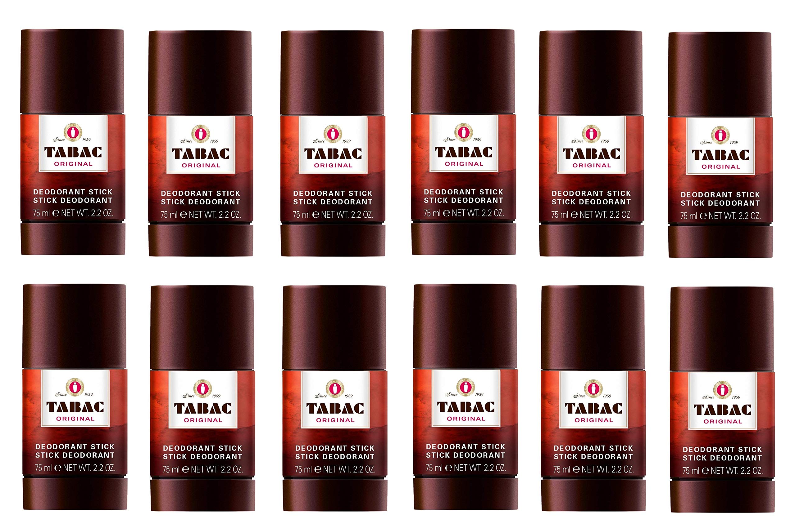 12 Paquetes de tabac Original Desodorante Stick 75 ml