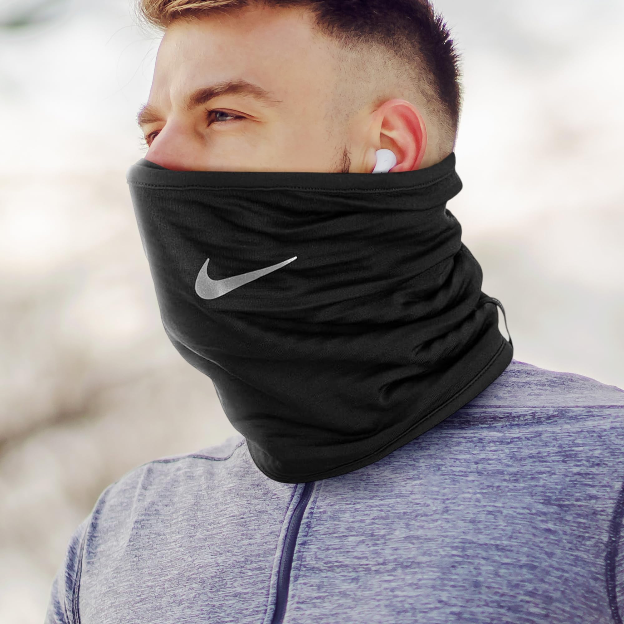 Nike Unisex Therma-Fit Sphere 5.0 Calentadores de brazo Black/Silver One Size
